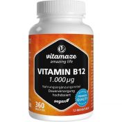 Vitamin B12 1000 ug hochdosiert vegan günstig im Preisvergleich