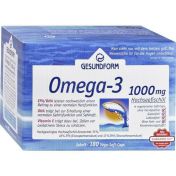 GESUNDFORM Omega-3 Kapseln 1000mg günstig im Preisvergleich