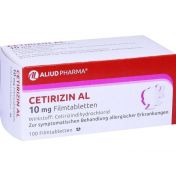 Cetirizin AL 10 mg Filmtabletten günstig im Preisvergleich
