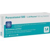 Paracetamol 500 - 1 A Pharma günstig im Preisvergleich