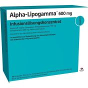 Alpha-Lipogamma 600 Infusionslösungskonzentrat günstig im Preisvergleich