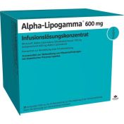 Alpha-Lipogamma 600 Infusionslösungskonzentrat