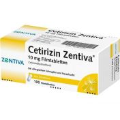 Cetirizin Zentiva 10 mg Filmtabletten günstig im Preisvergleich