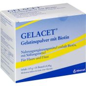 Gelacet Gelatinepulver mit Biotin Btl. günstig im Preisvergleich