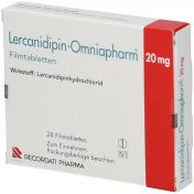 Lercanidipin-Omniapharm 20 mg Filmtabletten günstig im Preisvergleich
