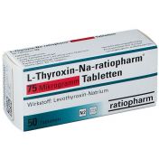 L-Thyroxin-Na-ratiopharm 75 Mikrogramm Tabletten