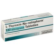 L-Thyroxin-Na-ratiopharm 137 Mikrogramm Tabletten günstig im Preisvergleich