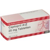 Captopril AbZ 25 mg Tabletten günstig im Preisvergleich