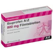 Ibuprofen AbZ 800 mg Filmtabletten günstig im Preisvergleich