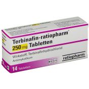 Terbinafin-ratiopharm 250mg Tabletten günstig im Preisvergleich