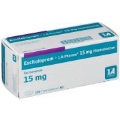 Escitalopram - 1 A Pharma 15 mg Filmtabletten günstig im Preisvergleich
