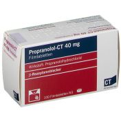 propranolol - ct 40mg Filmtabletten günstig im Preisvergleich