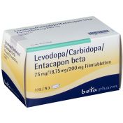 Levodopa/Carbidopa/Entacapon beta 75/18.75/200mg