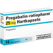 Pregabalin-ratiopharm 25 mg Hartkapseln
