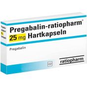 Pregabalin-ratiopharm 25 mg Hartkapseln günstig im Preisvergleich