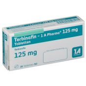 Terbinafin - 1A Pharma 125mg Tabletten günstig im Preisvergleich
