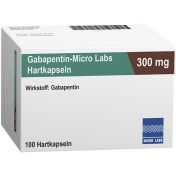 Gabapentin-Micro Labs 300 mg Hartkapseln