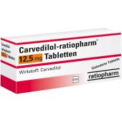 Carvedilol-ratiopharm 12.5 mg Tabletten günstig im Preisvergleich