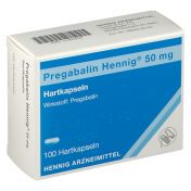 Pregabalin Hennig 50 mg Hartkapseln günstig im Preisvergleich