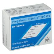 Pregabalin Hennig 100 mg Hartkapseln günstig im Preisvergleich
