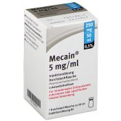 Mecain 0.5% 5mg/ml Inj. Lsg 250mg/50ml Dsfl.