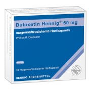 Duloxetin Hennig 60 mg magensaftres. Hartkapseln