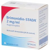 Brimonidin-STADA 2mg/ml Augentropfen günstig im Preisvergleich