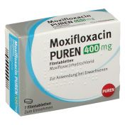 Moxifloxacin PUREN 400 mg Filmtabletten günstig im Preisvergleich