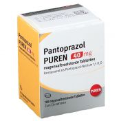 Pantoprazol PUREN 40 mg magensaftresist. Tabletten