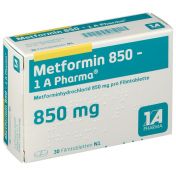 Metformin 850-1 A Pharma günstig im Preisvergleich