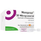Monoprost 50ug/ml Augentropfen in Einzeldosen günstig im Preisvergleich