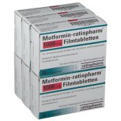 Metformin-ratiopharm 1000 mg Filmtabletten günstig im Preisvergleich