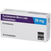 Escitalopram-Micro Labs 20 mg Filmtabletten