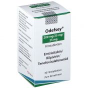 Odefsey 200 mg/25mg/25mg Filmtabletten günstig im Preisvergleich