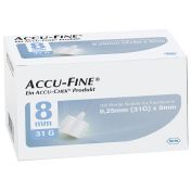 ACCU-FINE Sterile Nadeln für Insulinpens 8 mm