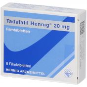 Tadalafil Hennig 20 mg Filmtabletten günstig im Preisvergleich