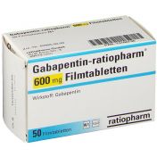 Gabapentin-ratiopharm 600 mg Filmtabletten günstig im Preisvergleich