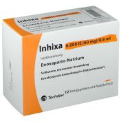 Inhixa 6.000 IE (60 mg)/0.6 ml Injektionslösung günstig im Preisvergleich