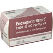 Enoxaparin Becat 2.000 IE (20 mg)/0.2 ml günstig im Preisvergleich
