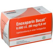 Enoxaparin Becat 6.000 IE (60 mg)/0.6 ml günstig im Preisvergleich