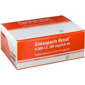 Enoxaparin Becat 6.000 IE (60 mg)/0.6 ml