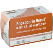 Enoxaparin Becat 8.000 IE (80 mg)/0.8 ml