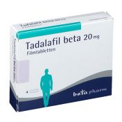 Tadalafil beta 20mg Filmtabletten