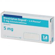 Rizatriptan lingual - 1 A Pharma 5 mg Schmelztab. günstig im Preisvergleich