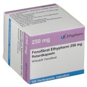 Fenofibrat Ethypharm 250 mg Retardkapseln günstig im Preisvergleich
