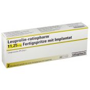 Leuprolin-ratiopharm 11.25mg Fertigspr.m. Implant. günstig im Preisvergleich