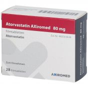 Atorvastatin AXiromed 80 mg Filmtabletten