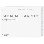 Tadalafil Aristo 10 mg Filmtabletten günstig im Preisvergleich
