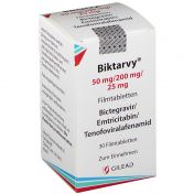 Biktarvy 50 mg/200 mg/25 mg Filmtabletten günstig im Preisvergleich