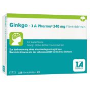 Ginkgo - 1 A Pharma 240 mg Filmtabletten